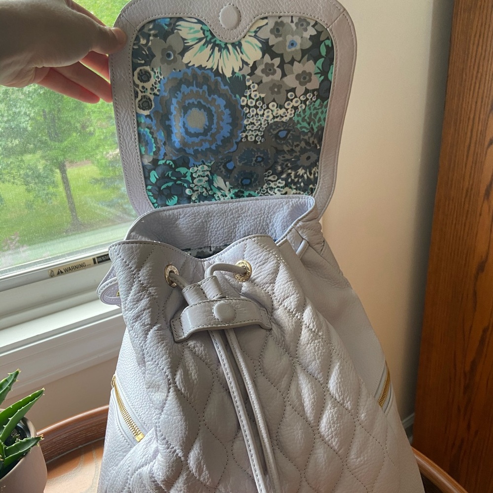 Vera Bradley Leather Backpack - Picture 3 of 10